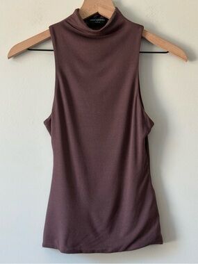 New! Naked Wardrobe Mock Neck Sleeveless Top